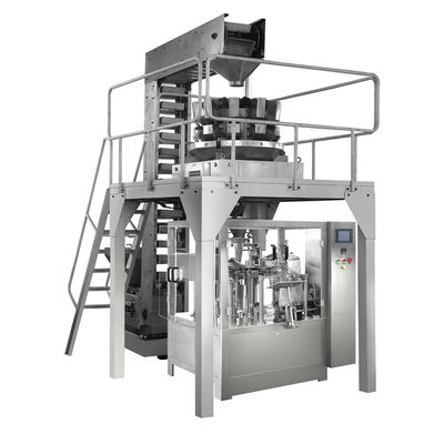 Vertikal Stand Up Bag Rotary Frozen Food Packing Machine