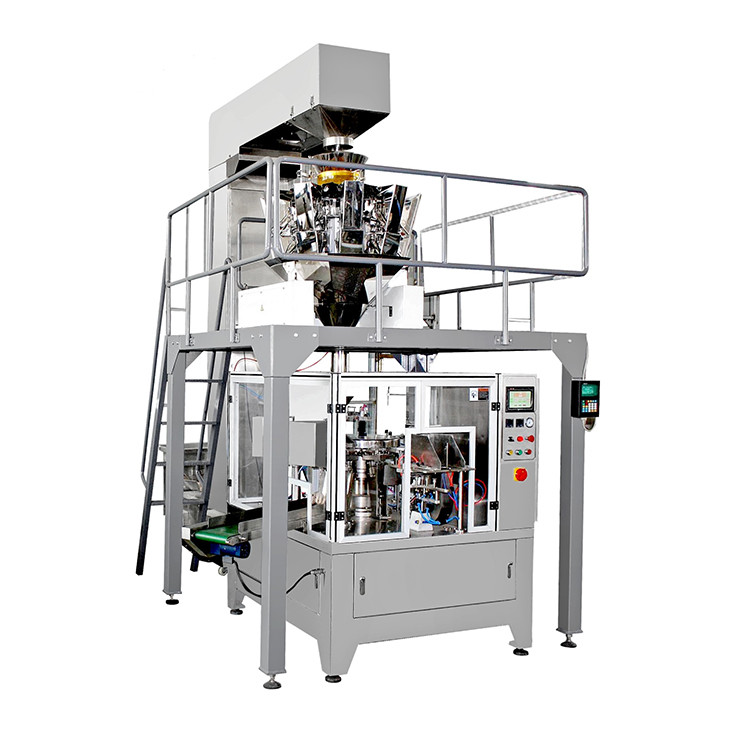 Multihead Weigher Vertikal Servo Control Makanan Bagging Machine
