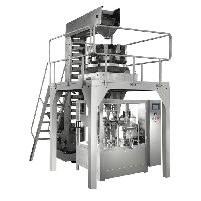 Vertikal Stand Up Bag Rotary Frozen Food Packing Machine